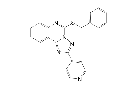 [1,2,4]triazolo[1,5-c]quinazoline, 5-[(phenylmethyl)thio]-2-(4-pyridinyl)-