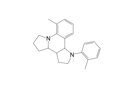 8-METHYL-1-O-TOLYL-2,3,3A,3B,4,5,6,11B-OCTAHYDRO-1H-DIPYRROLO-[1,2-A:3',2'-C]-QUINOLINE;MAJOR