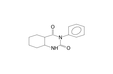 2,4(1H,3H)-QUINAZOLINEDIONE, HEXAHYDRO-3-PHENYL-