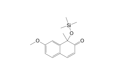 7-METHOXY-1-METHYL-1-TRIMETHYLSILANYLOXY-1H-NAPHTHALENE-2-ONE