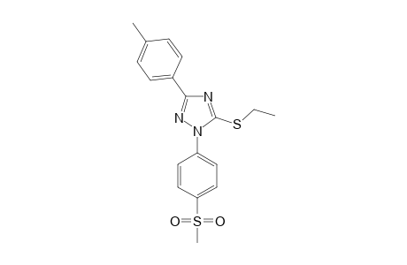 1-[4-(METHYLSULFONYL)-PHENYL]-3-(4-METHYLPHENYL)-5-(ETHYLTHIO)-1H-1,2,4-TRIAZOLE