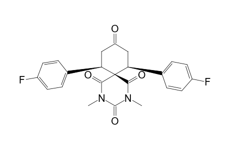 7,11-BIS-(4-FLUROPHENYL)-2,4-DIMETHYL-2,4-DIAZASPIRO-[5.5]-UNDECANE-1,3,5,9-TETRAONE