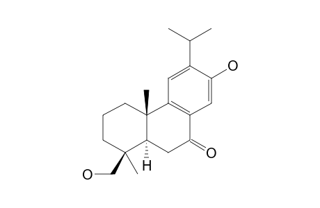 INUMAKIOL-B;13,19-DIHYDROXY-12-ISOPROPYL-7-OXO-8,11,13-PODOCARPATRIENE