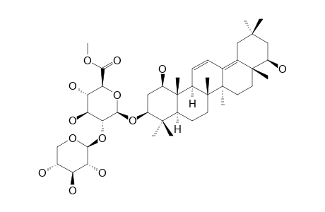 3-BETA-O-BETA-XYLOPYRANOSYL-(1->2)-BETA-GLUCURONOPYRANOSYL-OLEAN-11,13(18)-DIEN-1-BETA,3-BETA,22-BETA-TRIOL