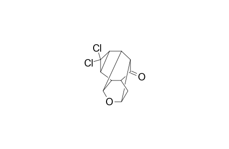 2,5,3-[1,2,3]Propanetriylcyclopropa[3,4]cyclopenta[1,2-b]furan-6-one, 4,4-dichlorooctahydro-, (2.alpha.,3.alpha.,3a.beta.,3b.alpha.,4a.alpha.,5.alpha.,5a.beta.,7R*)-