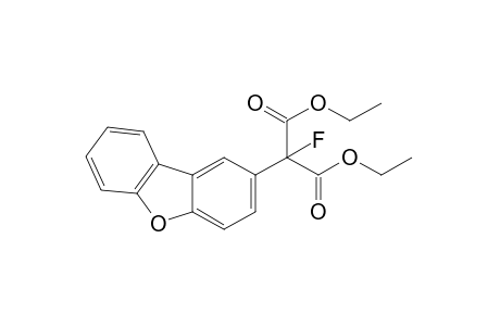 alpha-fluoro-2-dibenzofuranmalonic acid, diethyl ester