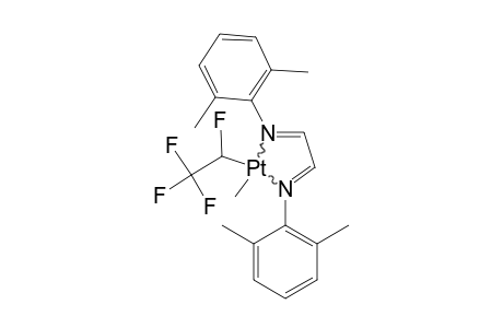 [1,2-BIS-(2,6-DIMETHYLPHENYLIMINO)-ETHANE]-(1H-TETRAFLUOROETHYL)-METHYLPLATINIUM-(II)