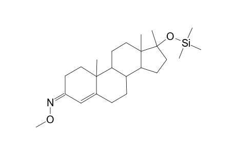 17.ALPHA.-METHYLANDROST-4-ENE-17.BETA.-OL-3-ONE(3-O-METHYLOXIME-17.BETA.-TRIMETHYLSILYL ETHER)