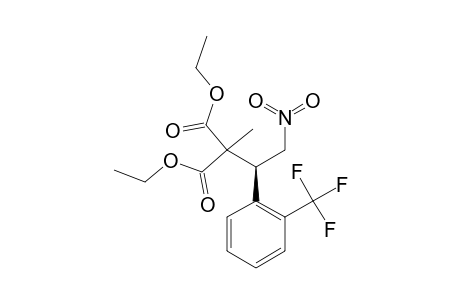 (S)-DIETHYL-2-METHYL-2-[2-NITRO-1-(2-(TRIFLUOROMETHYL)-PHENYL)-ETHYL]-MALONATE