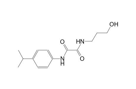 N~1~-(3-hydroxypropyl)-N~2~-(4-isopropylphenyl)ethanediamide