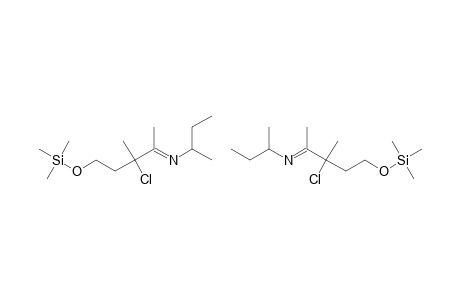 N-[3-CHLORO-3-METHYL-5-((TRIMETHYLSILYSEC.-BUTYLAMINE;MIXTURE_OF_DIASTEREOMERS