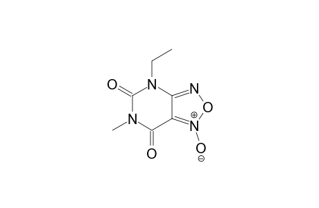 4-ethyl-6-methyl-[1,2,5]oxadiazolo[3,4-d]pyrimidine-5,7(4H,6H)-dione-1-oxide