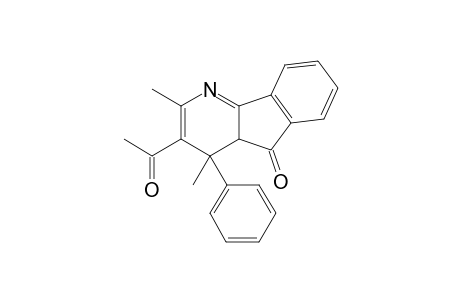 2,4-Dimethyl-3-acetyl-4-phenyl-5-oxo-4,4a,5-trihydro-1-dehydro-indeno[1,2-b]pyridine