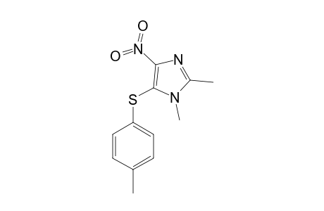 1,2-DIMETHYL-5-(4'-METHYLPHENYL)-THIO-4-NITROIMIDAZOLE