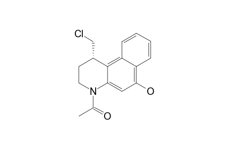 4-ACETYL-1-(CHLOROMETHYL)-6-HYDROXY-1,2,3,4-TETRAHYDROBENZO-[F]-QUINOLINE