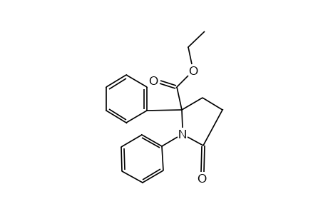 1,2-DIPHENYL-5-OXOPROLINE, ETHYL ESTER