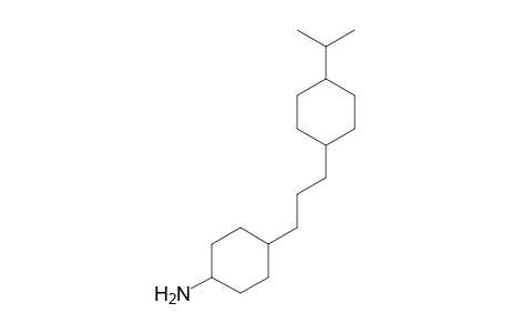 Cyclohexanamine, 4-[3-[4-(1-methylethyl)cyclohexyl]propyl]-