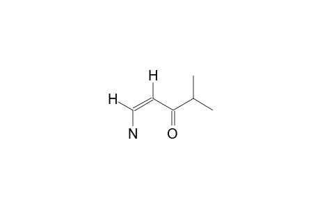 (Z,S-CIS)-1-AMINO-4-METHYLPENT-1-EN-3-ONE