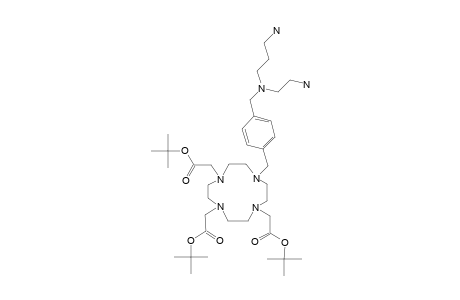 1-[4-[(2-AMINOETHYL)-(3-AMINOPROP-1-YL)-AMINOMETHYL]-PHENYLMETHYL]-4,7,10-TRIS-(TERT.-BUTOXYCARBONYLMETHYL)-1,4,7,10-TETRAAZACYCLODODECANE