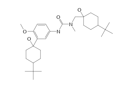 N'-[3-(1-HYDROXY-4-TERT.-BUTYLCYCLOHEXYL)-4-METHOXYPHENYL]-N-[(1-HYDROXY-4-TERT.-BUTYLCYCLOHEXYL)-METHYL]-N-METHYLUREA