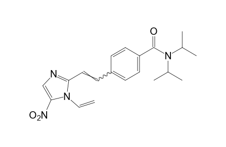 N,N-diisopropyl-p-[2-(5-nitro-1-vinylimidazol-2-yl)vinyl]benzamide