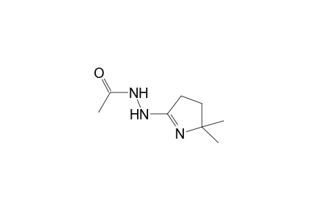 2-(N'-Acetyl-hydrazinyl-N)-5,5-dimethy-delta1-pyrroline