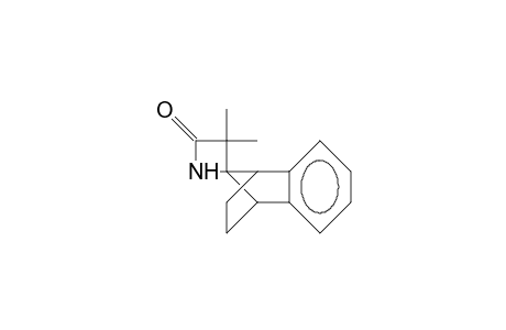 7-Spiro-benzonorbornene-(4-aza-syn-2,2-dimethyl-3-oxo-cyclobutane)