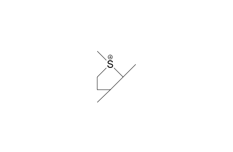 1,cis-2,cis-3-Trimethyl-tetrahydrothiophenium cation