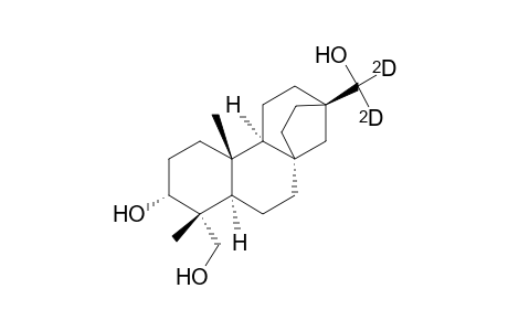 17-Norkaurane-3,18-diol, 13-(hydroxymethyl-D2)-, (3.alpha.,4.alpha.,8.beta.,13.beta.)-