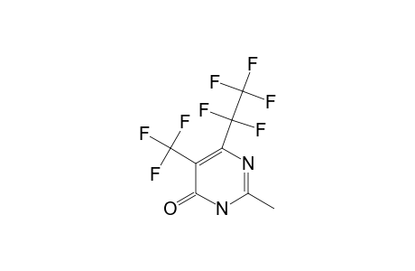 2-METHYL-4-PENTAFLUOROETHYL-5-TRIFLUOROMETHYL-PYRIMIDIN-6-ONE