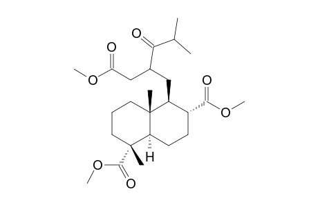 DIMETHYL-(1R-(1-ALPHA,4A-ALPHA,5-BETA-(2R*),6-ALPHA,8A-ALPHA))-5-(3-METHOXYCARBONYL-2-(2-METHYL-1-OXOETHYL)-PROPYL)-1,4A-DIMETHYL-PERHYDRO