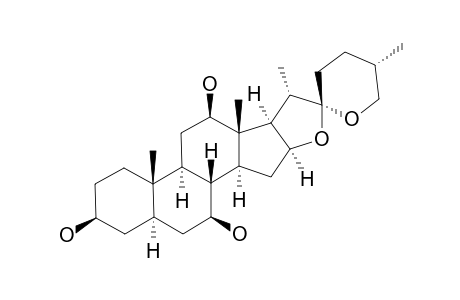 (25R)-3-BETA,7-BETA,12-BETA-TRIHYDROXY-5-ALPHA-SPIROSTANE