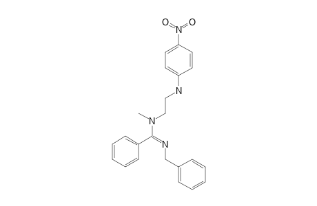 N-(N-BENZYLBENZIMIDOYL)-N-METHYL-N'-(PARA-NITROPHENYL)-ETHYLENEDIAMINE