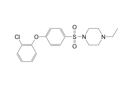 1-{[4-(2-chlorophenoxy)phenyl]sulfonyl}-4-ethylpiperazine