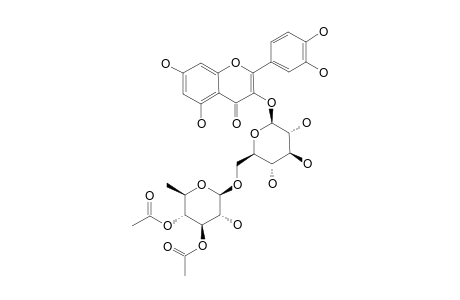 QUERCETIN-3-O-(3''',4'''-DIACETYL-ALPHA-L-RHAMNOPYRANOSYL-(1'''->6'')-BETA-D-GLUCOPYRANOSIDE