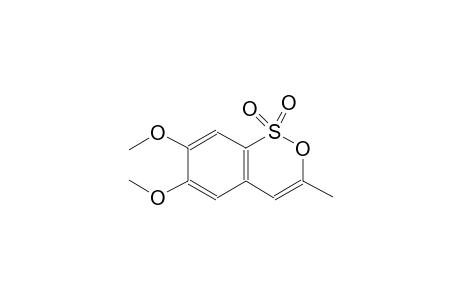 6,7-dimethoxy-3-methyl-2,1-benzoxathiin 1,1-dioxide