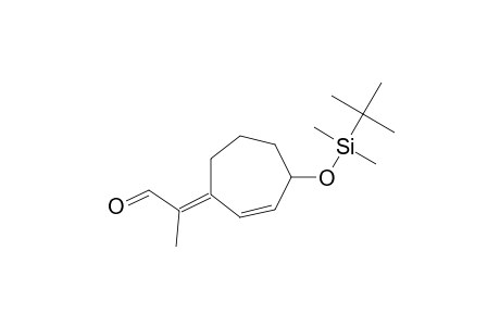 (E)-2-[4-[(TERT.-BUTYLDIMETHYLSILYL)-OXY]-CYCLOHEPT-2-EN-1-YLIDENE]-PROPANAL