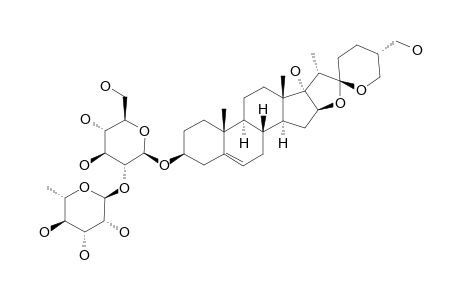 TRIKAMSTEROSIDE-A;(25R)-27-HYDROXY-PENOGENIN-3-O-ALPHA-L-RHAMNOPYRANOSYL-(1->2)-O-BETA-D-GLUCOPYRANOSIDE