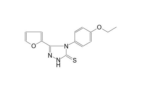 4-(4-ethoxyphenyl)-5-(2-furyl)-2,4-dihydro-3H-1,2,4-triazole-3-thione