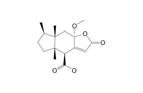 6-ALPHA-METHOXY-PINGUIS-5(10)-ENE-11,6-OLIDE-15-CARBOXYLIC-ACID