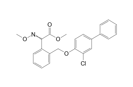 Benzeneacetic acid, 2-[[(3-chloro[1,1'-biphenyl]-4-yl)oxy]methyl]-alpha-(methoxyimino)-, methyl ester