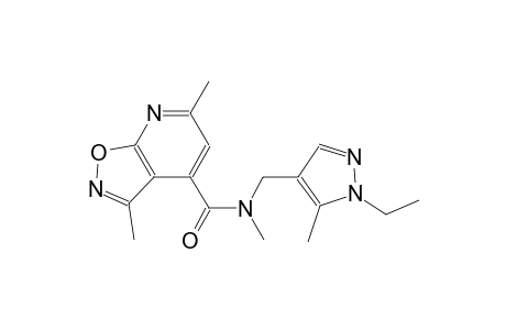 isoxazolo[5,4-b]pyridine-4-carboxamide, N-[(1-ethyl-5-methyl-1H-pyrazol-4-yl)methyl]-N,3,6-trimethyl-