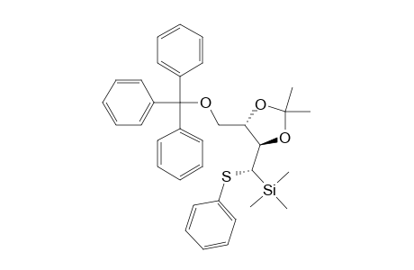 (1S,2S,3S)-1-(PHENYLTHIO)-2,3-O-ISOPROPYLIDENE-1-(TRIMETHYLSILYL)-4-O-(TRIPHENYLMETHYL)-BUTANE-2,3,4-TRIOL