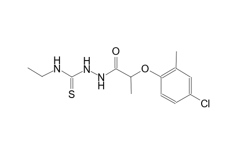 2-[2-(4-chloro-2-methylphenoxy)propanoyl]-N-ethylhydrazinecarbothioamide