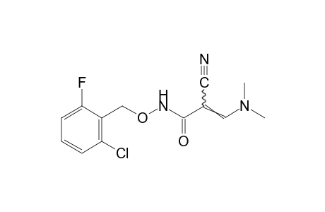 O-(2-chloro-6-fluorobenzyl)-N-[2-cyano-3-(dimethylamino)acryloyl]hydroxylamine