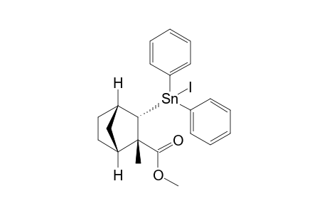 (1R,2S,3S,4S)-3-[iodo(diphenyl)stannyl]-2-methyl-norbornane-2-carboxylic acid methyl ester