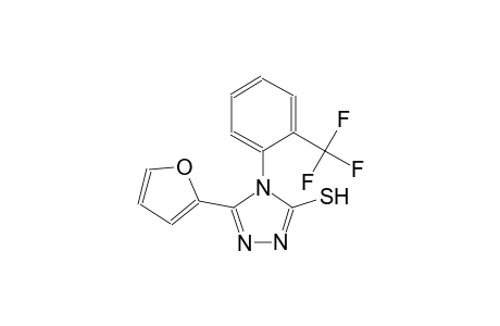 5-(2-furyl)-4-[2-(trifluoromethyl)phenyl]-4H-1,2,4-triazole-3-thiol