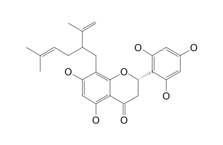 EXIGUAFLAVANONE-G;(2S)-5,7,2',4',6'-PENTAHYDROXY-8-LAVANDULYLFLAVANONE