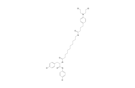 N-[(N-CHLORAMBUCILAMINO)-UNDECANOYL]-PARA-HYDROXYPHENYL-L-PARA-TYROSINAMIDE