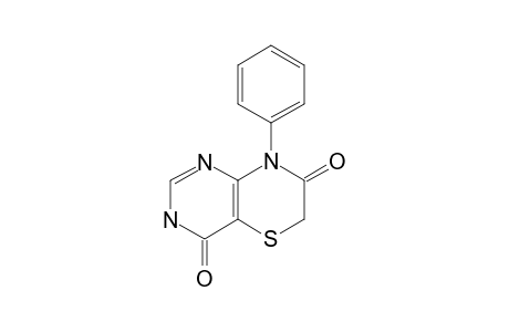 4-PHENYL-3,4,7,8-TETRAHYDRO-(2H)-PYRIMIDO-[3,2-B]-1,4-THIAZIN-3,8-DIONE